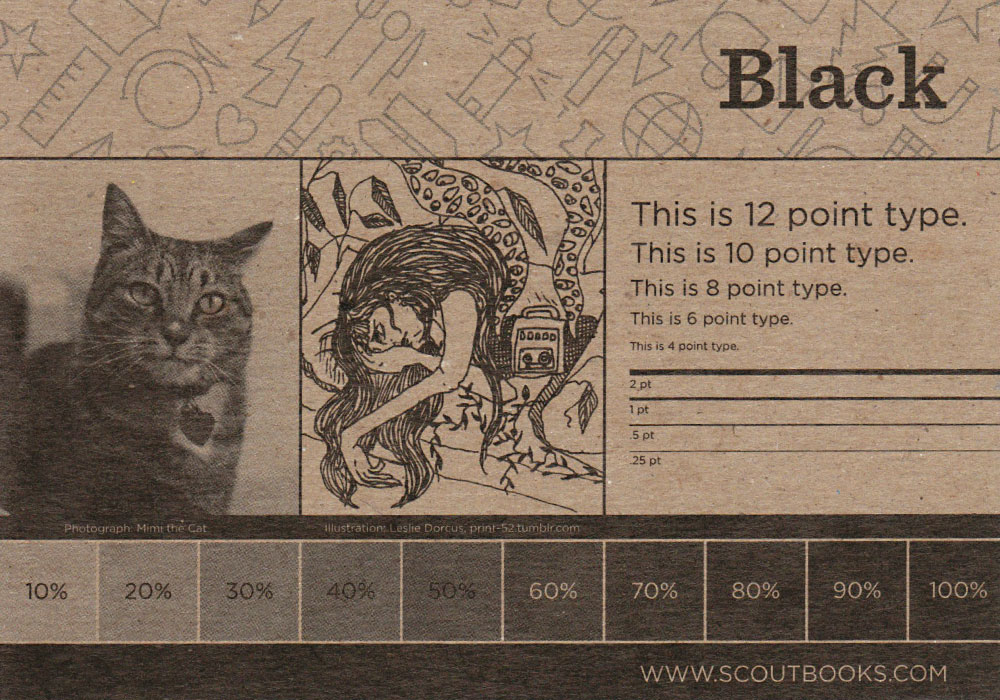Scout Books Ink Guide Black