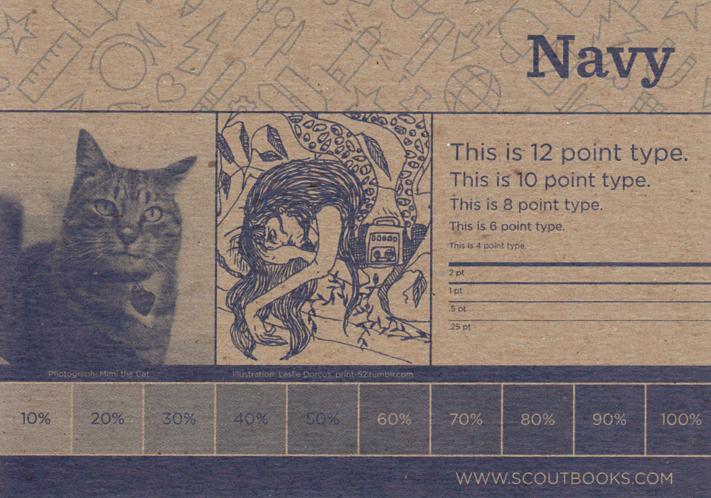 Scout Books Ink Guide Navy