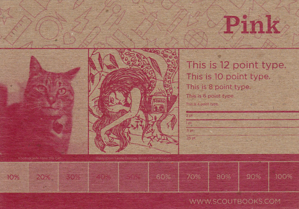Scout Books Ink Guide Pink