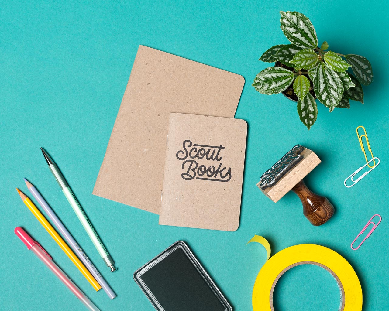Scout Books Custom Stamped Notebooks