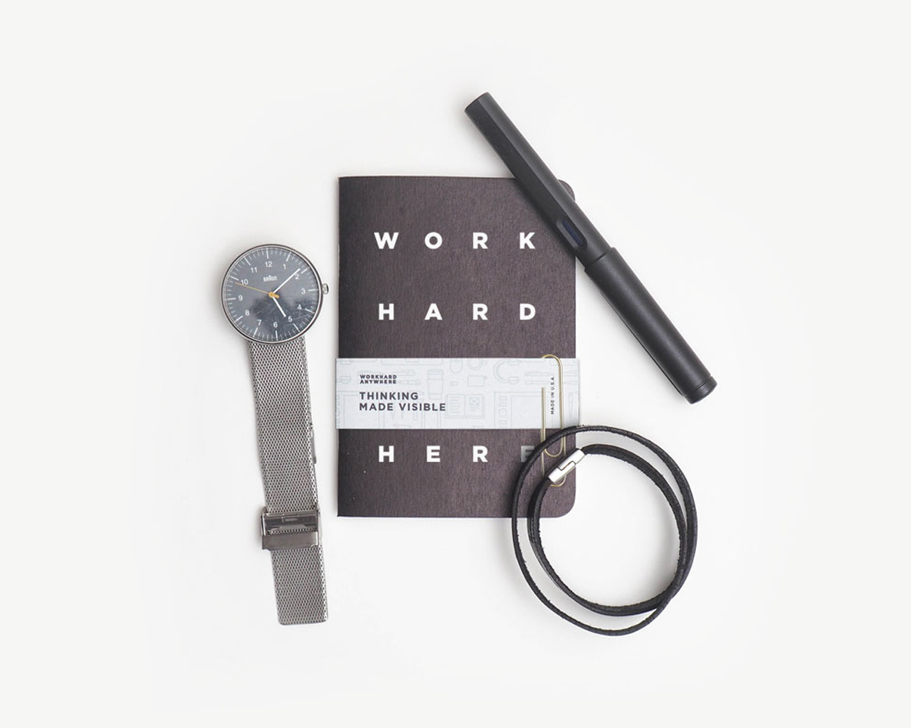 Work Hard Anywhere Promotional Scout Books