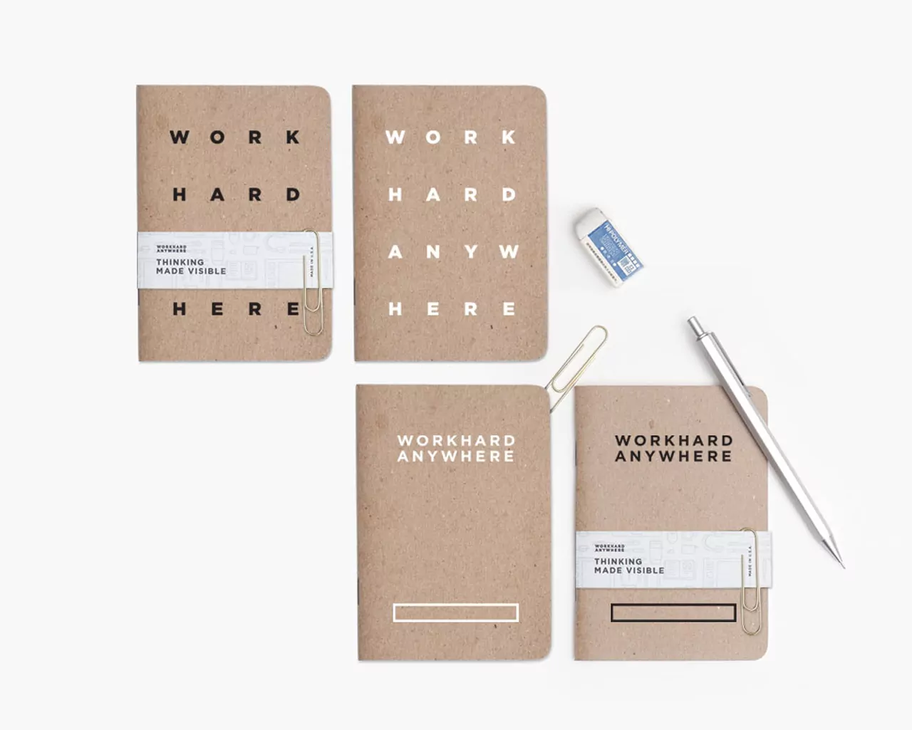 Work Hard Anywhere Promotional Scout Books