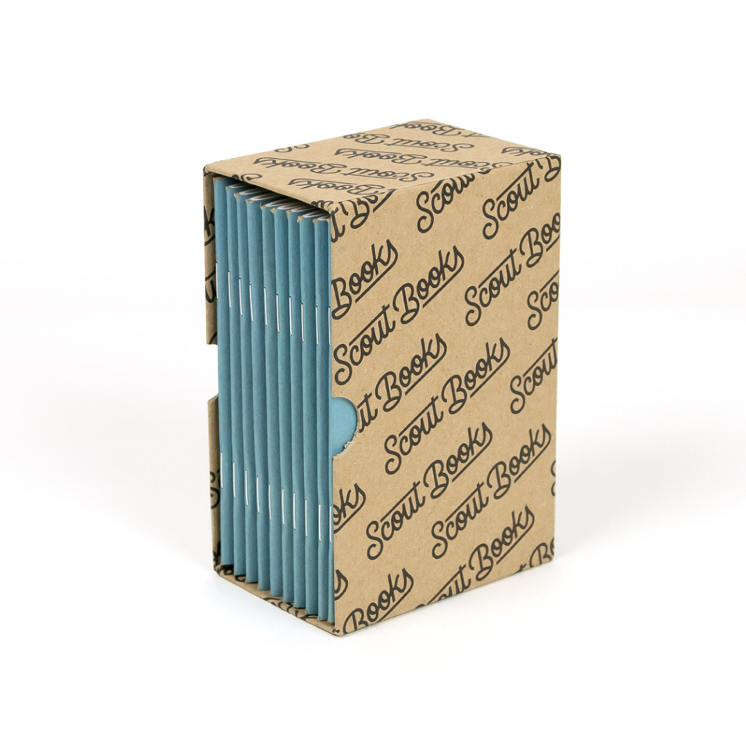 SCOUT BOOKS 10 PACK SKY BLUE NOTEBOOKS