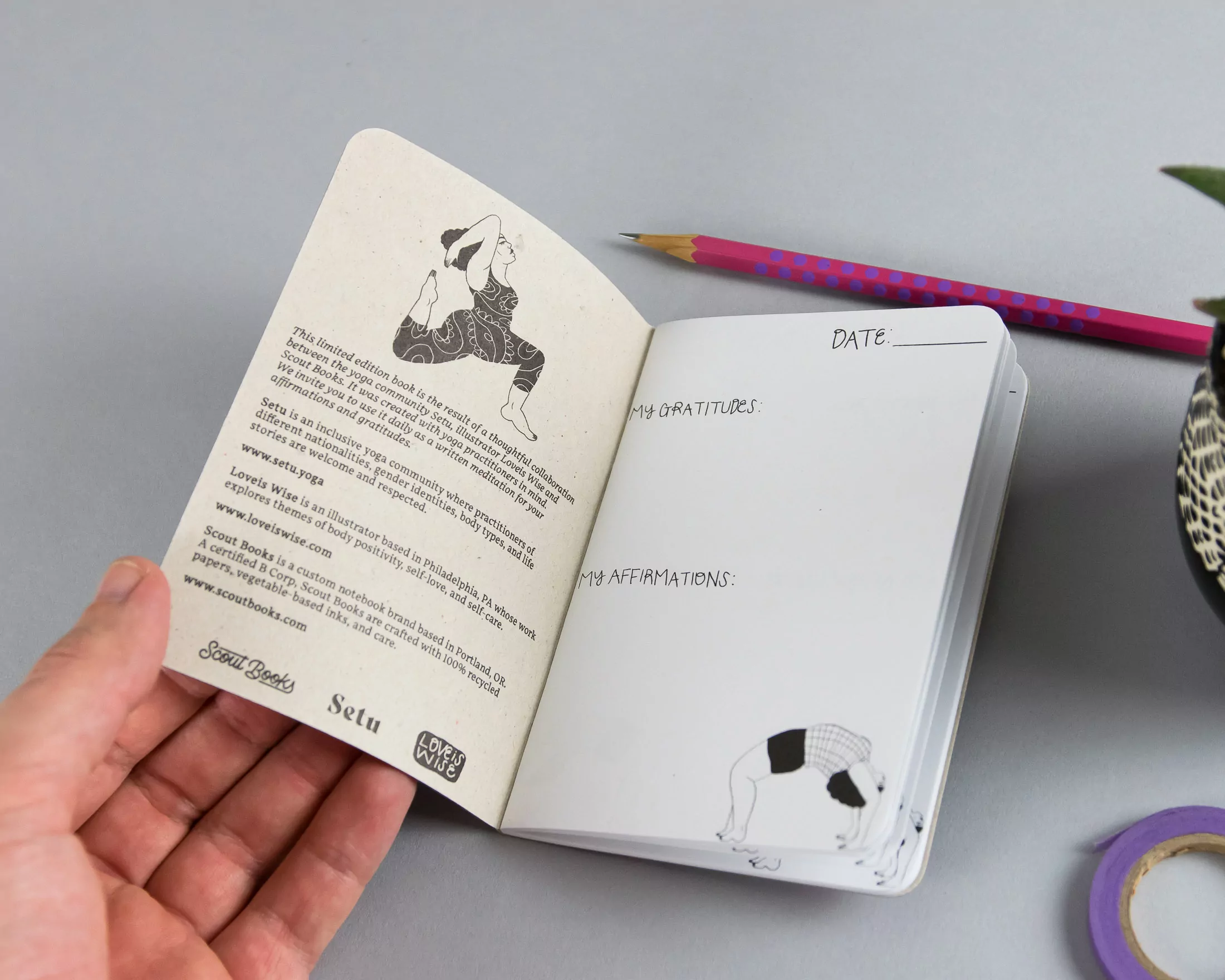Setu Yoga Gratitude Journal - Scout Books