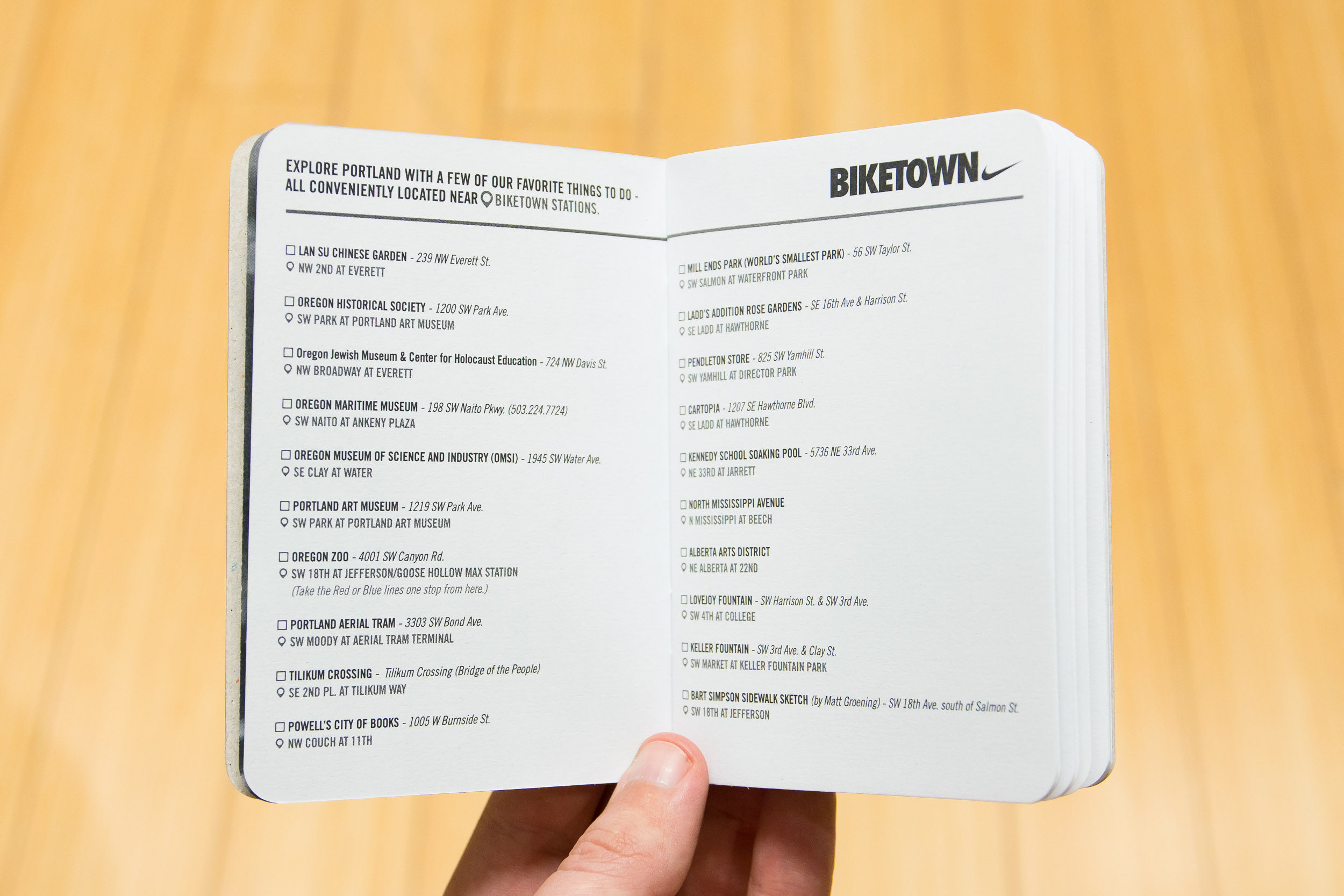 Biketown PDX - Scout Books