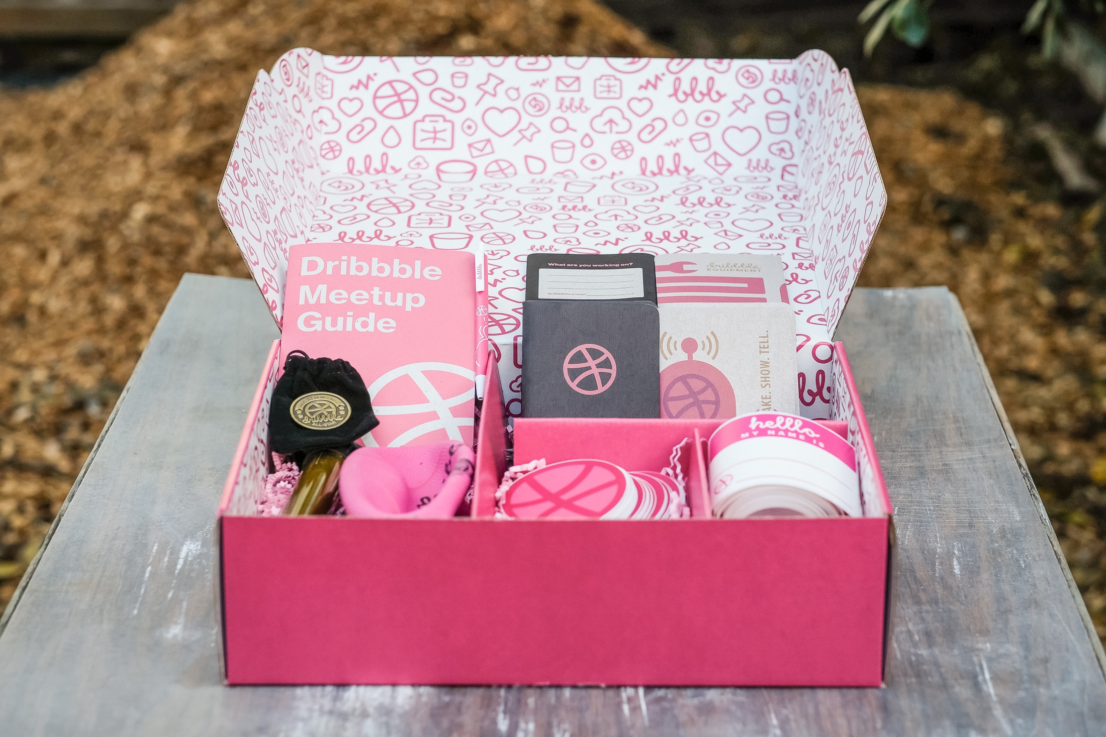Dribbble Meetup Kit - Scout Books