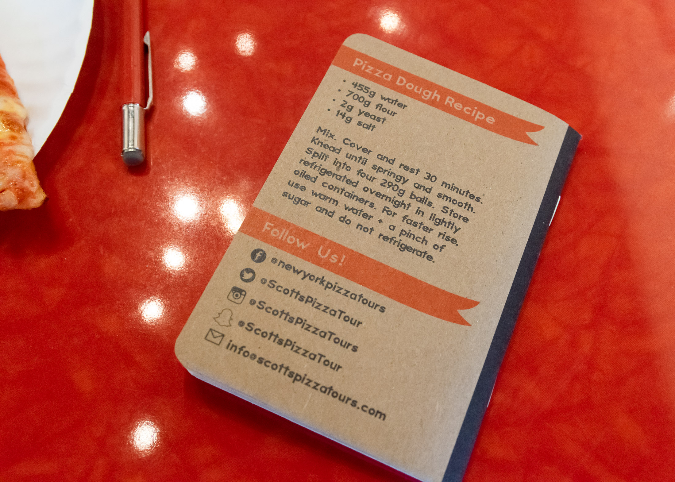 Scott's Pizza Tours Pocket Pizza Journal - Scout Books