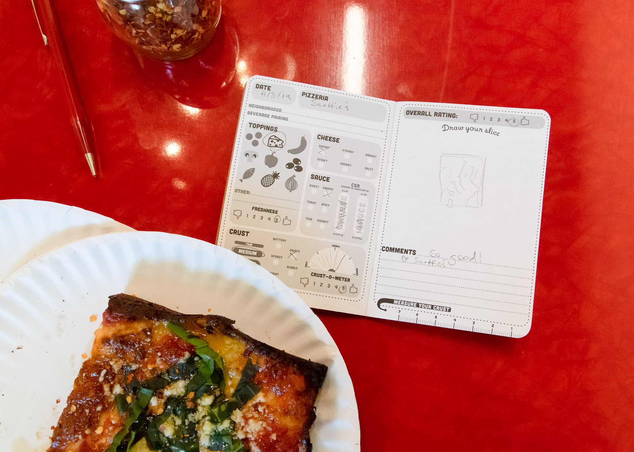 Scott's Pizza Tours Pocket Pizza Journal - Scout Books